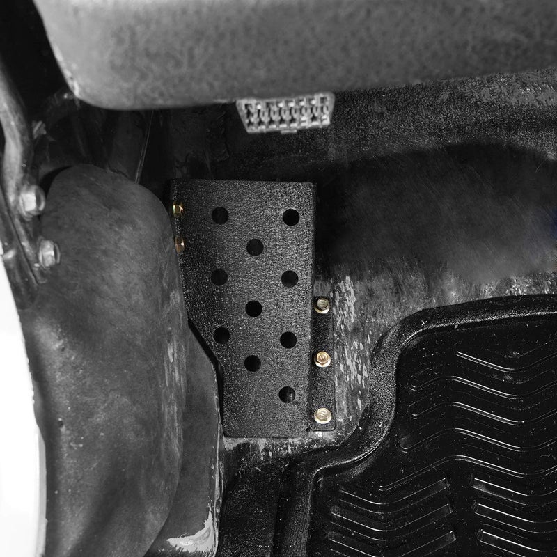 Hooke Road Dead Pedal Left Side Foot Rest Kick Panel for 1997-2006 Jeep Wrangler TJ - Image 3